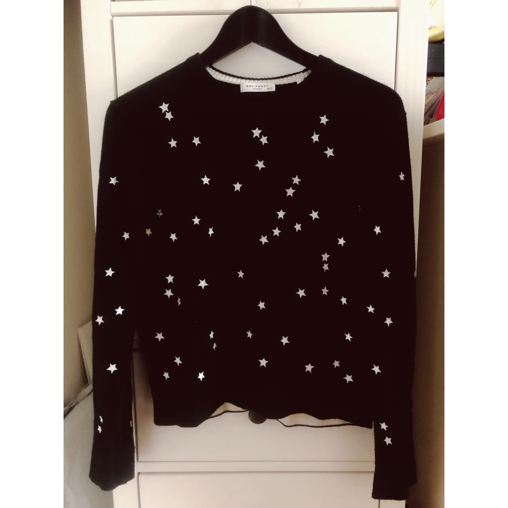 ❤️SOLD❤️EQUIPMENT Nartelle Star Sweater XS